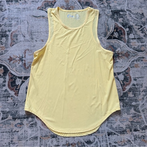 Zyia Active Sunshine Yellow Ribbed Active Tank - Picture 1 of 3